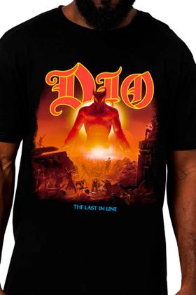 Imagem de Camiseta Dio The Last In Line Blusa Adulto Oficial Licenciado Banda de Rock Unissex Of0222