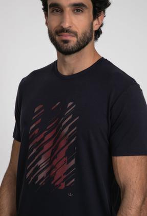 Imagem de Camiseta Docthos Slim Manga Curta Geométrica