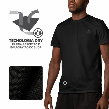 Imagem de Camiseta Dry Basic SS Muvin Masculina - Proteção Solar UV50 - Manga Curta - Corrida, Caminhada e Academia