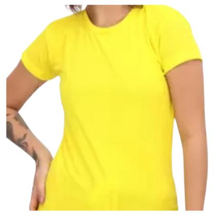 Imagem de Camiseta Dry Fit Feminina  Blusa Feminina  poliéster  Esportes  Academia