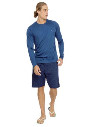 Imagem de Camiseta Dryfit Protection Manga Longa Yacht Master - Azul Denin