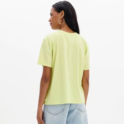 Imagem de Camiseta Easy Lança Perfume Estampada Ou25 Amarelo Feminino