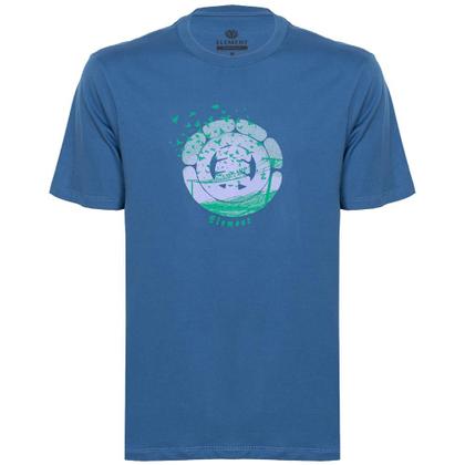Imagem de Camiseta Element Flock SM25 Masculina Azul