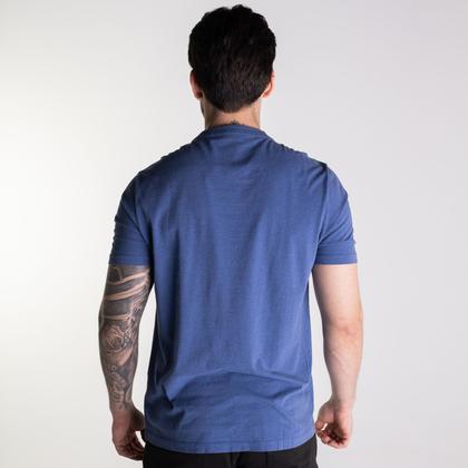 Imagem de Camiseta Ellus Cotton Melange Classic Azul