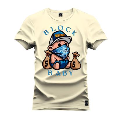 Imagem de Camiseta Estampada Malha Premium T-Shirt Block Baby