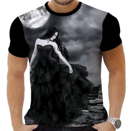 Imagem de Camiseta Estampada Sublimação Religião Umbanda Quimbanda Candomblé Exu Pombagira Laroye 09