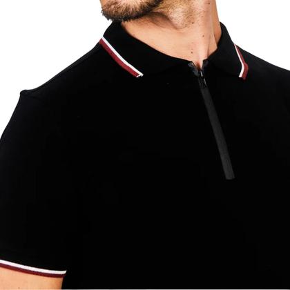 Imagem de Camiseta Estilo Polo com Zíper Tecido Premium