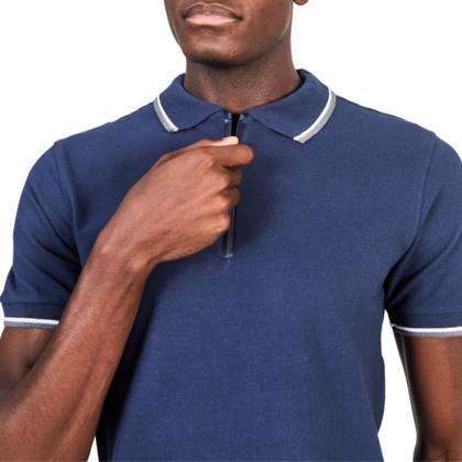 Imagem de Camiseta Estilo Polo com Zíper Tecido Premium
