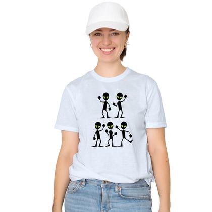 Imagem de Camiseta Ets Dançando Camisa Personalizada Blusa Adulto Algodão com Poliéster