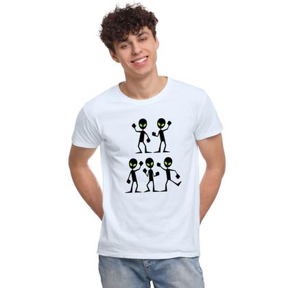 Imagem de Camiseta Ets Dançando Camisa Personalizada Blusa Adulto Algodão com Poliéster