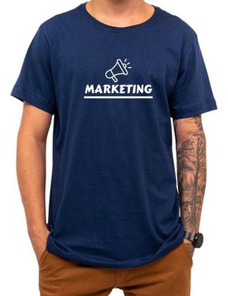 Imagem de Camiseta Faculdade Marketing Curso Universidade 100% Algodão