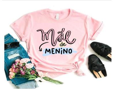 Imagem de Camiseta Feliz dia das Mães Rosa Lindo Presente Filho e Filha