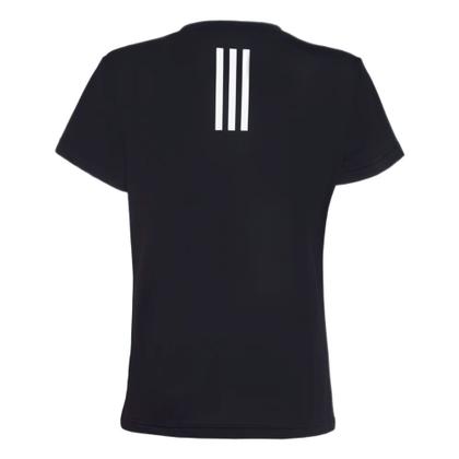 Imagem de Camiseta Feminina Adidas Own The Run 3 Listras Preto