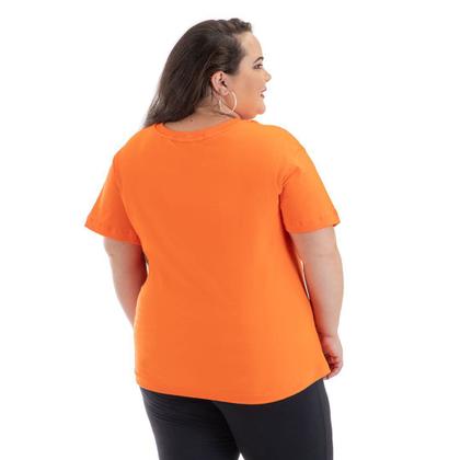 Imagem de Camiseta Feminina Algodão T-shirt Plus Size Gratidão Coração GuGi