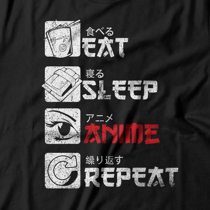 Imagem de Camiseta Feminina Anime Repeat