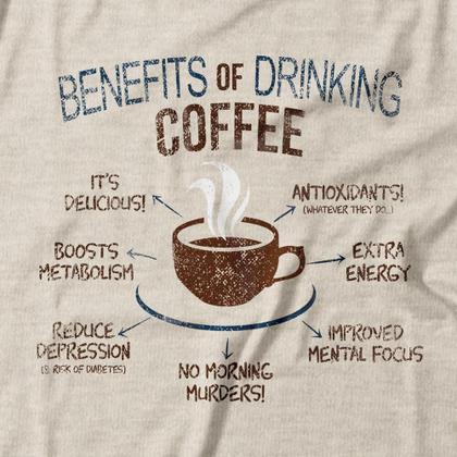Imagem de Camiseta Feminina Coffee Benefits