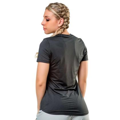 Imagem de Camiseta Feminina Elite Running Furadinha Plus Size Macia Respirável Leve Academia Conforto Fitness Secagem Rápida