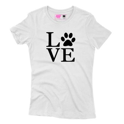 Imagem de Camiseta Feminina Estampada Love Branco