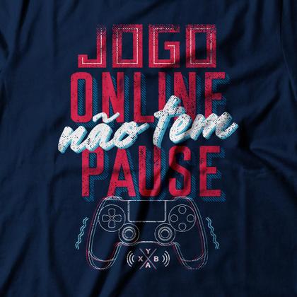 Imagem de Camiseta Feminina Jogo Online Não Tem Pausa