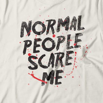 Imagem de Camiseta Feminina Normal People Scare Me