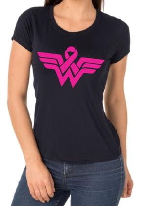 Imagem de Camiseta Feminina Outubro Rosa Blusa Baby Look