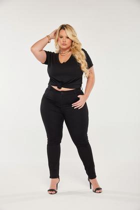 Imagem de Camiseta Feminina Plus Size Básica Tshirt Plus