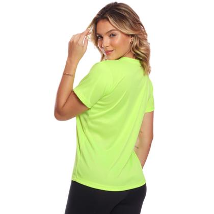 Imagem de Camiseta Feminina Proteção Solar Manga Curta Adulto Dry Fit