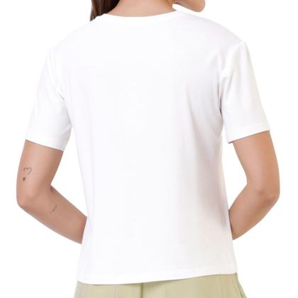 Imagem de Camiseta Feminina Seiki Bordado Off White - 43135