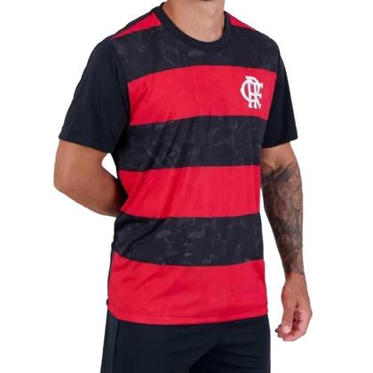 Imagem de Camiseta Flamengo Torcer Masculina - Preto e Vermelho