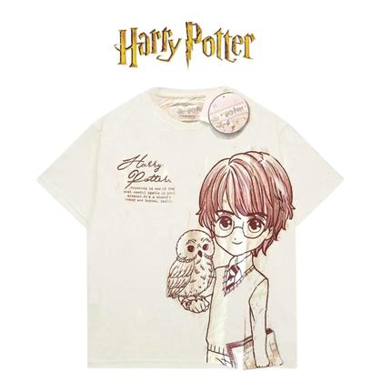 Imagem de Camiseta GG Harry Potter Anime Wizarding World Off White