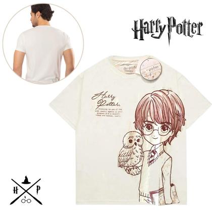 Imagem de Camiseta GG Harry Potter Anime Wizarding World Off White