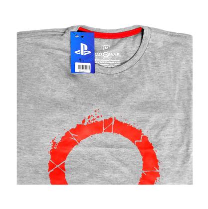 Imagem de Camiseta God of War Omega Playstation Licenciada Cinza - Tamanho G3