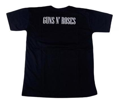 Imagem de Camiseta Guns N' Roses Caveira Logo Blusa Adulto Unissex Banda de Rock Epi022 BM