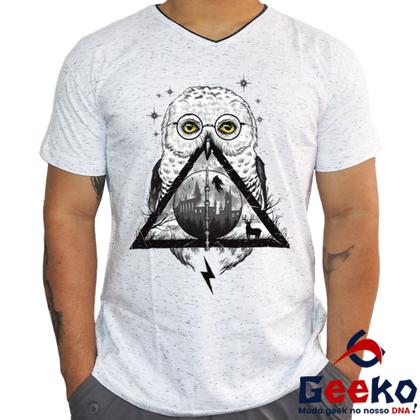 Imagem de Camiseta Harry Potter 100% Algodão Hedwig Geeko 01