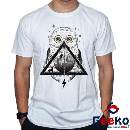 Imagem de Camiseta Harry Potter 100% Algodão Hedwig Geeko 01