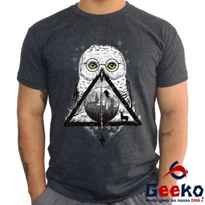 Imagem de Camiseta Harry Potter 100% Algodão Hedwig Geeko 01