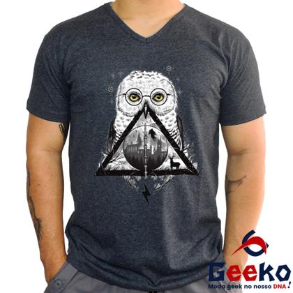 Imagem de Camiseta Harry Potter 100% Algodão Hedwig Geeko 01