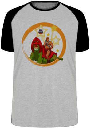 Imagem de Camiseta He-Man e Gato Guerreiro  Blusa Plus Size extra grande adulto ou infantil