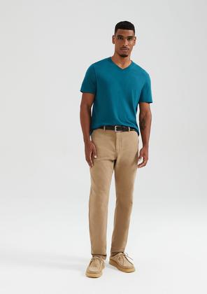 Imagem de Camiseta Hering Básica Masculina Manga Curta Gola V World Verde