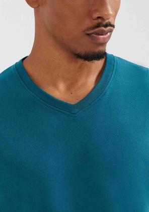 Imagem de Camiseta Hering Básica Masculina Manga Curta Gola V World Verde