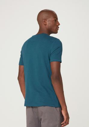 Imagem de Camiseta Hering Básica Masculina Manga Curta Gola V World Verde