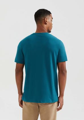 Imagem de Camiseta Hering Básica Masculina Manga Curta Gola V World Verde