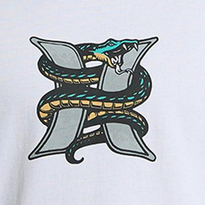 Imagem de Camiseta Hurley Snake Oversize SM26 Masculina Branco