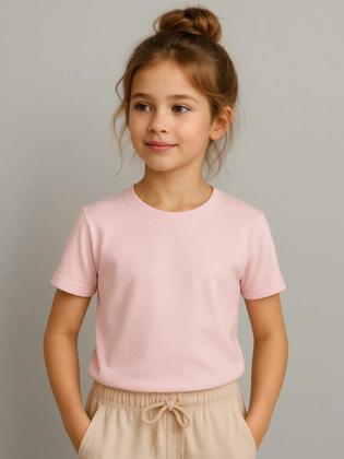 Imagem de Camiseta Infantil Básica 100% Algodão Unissex Pronta Entrega