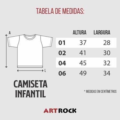 Imagem de Camiseta Infantil Bateria Line Drum Preta