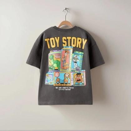 Imagem de Camiseta Infantil Com Estampa De Desenho Animado Da Disney, Roupa Solta De Verão Para Crianças, Top
