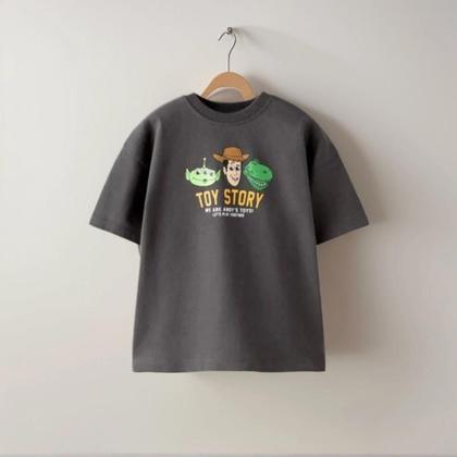 Imagem de Camiseta Infantil Com Estampa De Desenho Animado Da Disney, Roupa Solta De Verão Para Crianças, Top