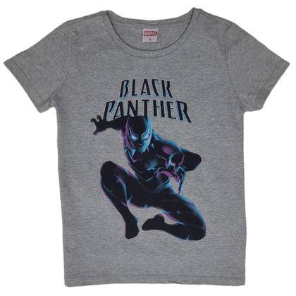 Imagem de Camiseta Infantil Estampa Pantera Negra Manga Curta Marvel