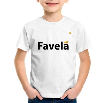 Imagem de Camiseta Infantil Favela - Foca na Moda