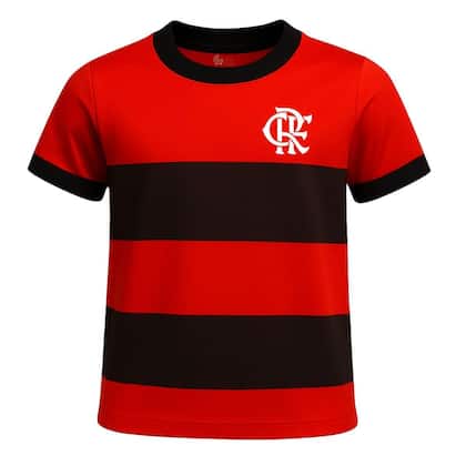 Imagem de Camiseta Infantil Flamengo Listras Oficial